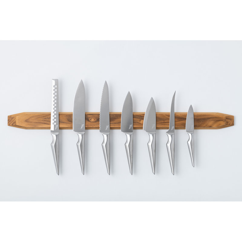 Edge Of Belgravia Teak Magnetic Knife Holder