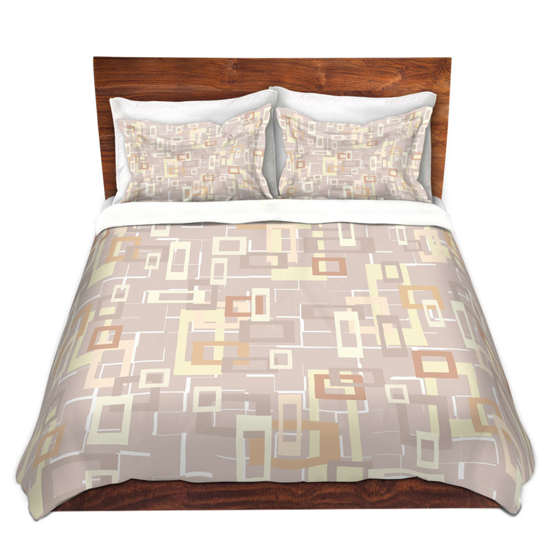 Housses de couette Susie Kunzelman Mod Squares, Grand lit