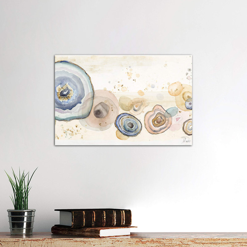 Agates Flying Watercolor by Patricia Pinto - Wrapped Canvas Print, 66.04 cm H x 45.72 cm W x 1.91 cm D