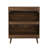 Medieval-Style Modern Shoe Cabinet, Upright Shoe Storage Unit With Vertical Grooved Finish, 31.5-Inch Walnut-Colored Shoe Cabinet, Suitable For Hallways, Passageways And Entrances.-414862558