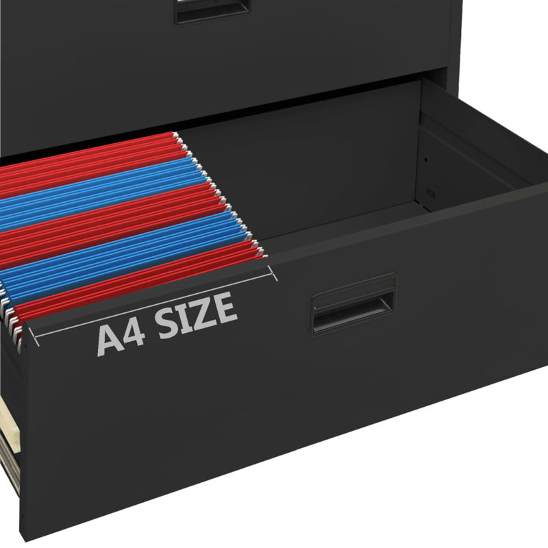 Classeur sous le bureau, Anthracite