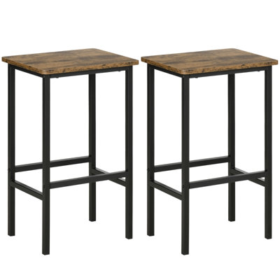 Counter Stool with Metal Frame