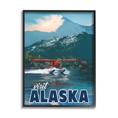 " Visit Alaska Seaplane Landing "