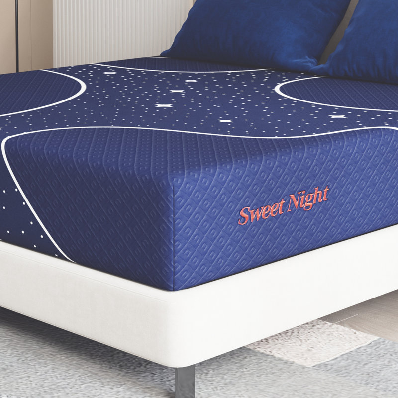 Matelas hybride en mousse viscoélastique gélifiée 14 po Kennan, Complète