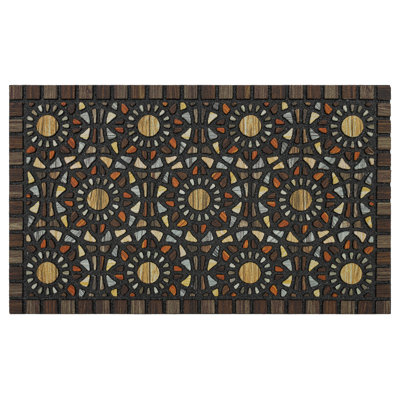 Tapis d'extérieur antidérapant en caoutchouc recyclé Arad