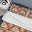 Ensemble de housse de couette rouge et or damassé Beauty I - Tiles-109148315