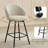 Yandier Sebastian Swivel Upholstered 26'' Counter & Bar Stool (Set of 2)-1955992204