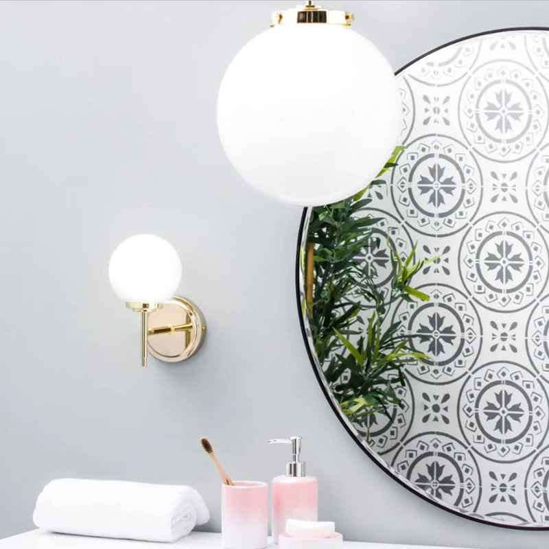 Yadiel Semi Flush Mount, Gold