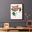 Reproduction encadrée pressée Camellia II - bois massif-309909434-309909437