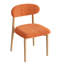 Chaise rembourrée en bois massif robuste et durable - Chaise d'appoint pour un confort et un soutien durables-1537912045-1537912043