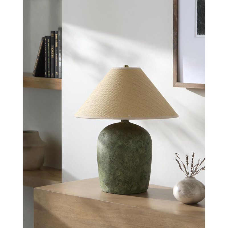 Danica Table Lamp, Green, Seagrass Empire