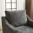 Chenille Living Room Swivel Barrel Accent Chair-1809112802