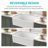 Reversible Ceramic Porcelain Farmhouse Kitchen Sink with Deep Single Bowl Design for Modern Home Renovations