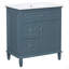 Meuble-lavabo de 30 po avec lavabo, meuble-lavabo avec un tiroir rabattable et deux tiroirs, tablette réglable, bois massif et panneau de fibres à densité moyenne-527748615-527748612