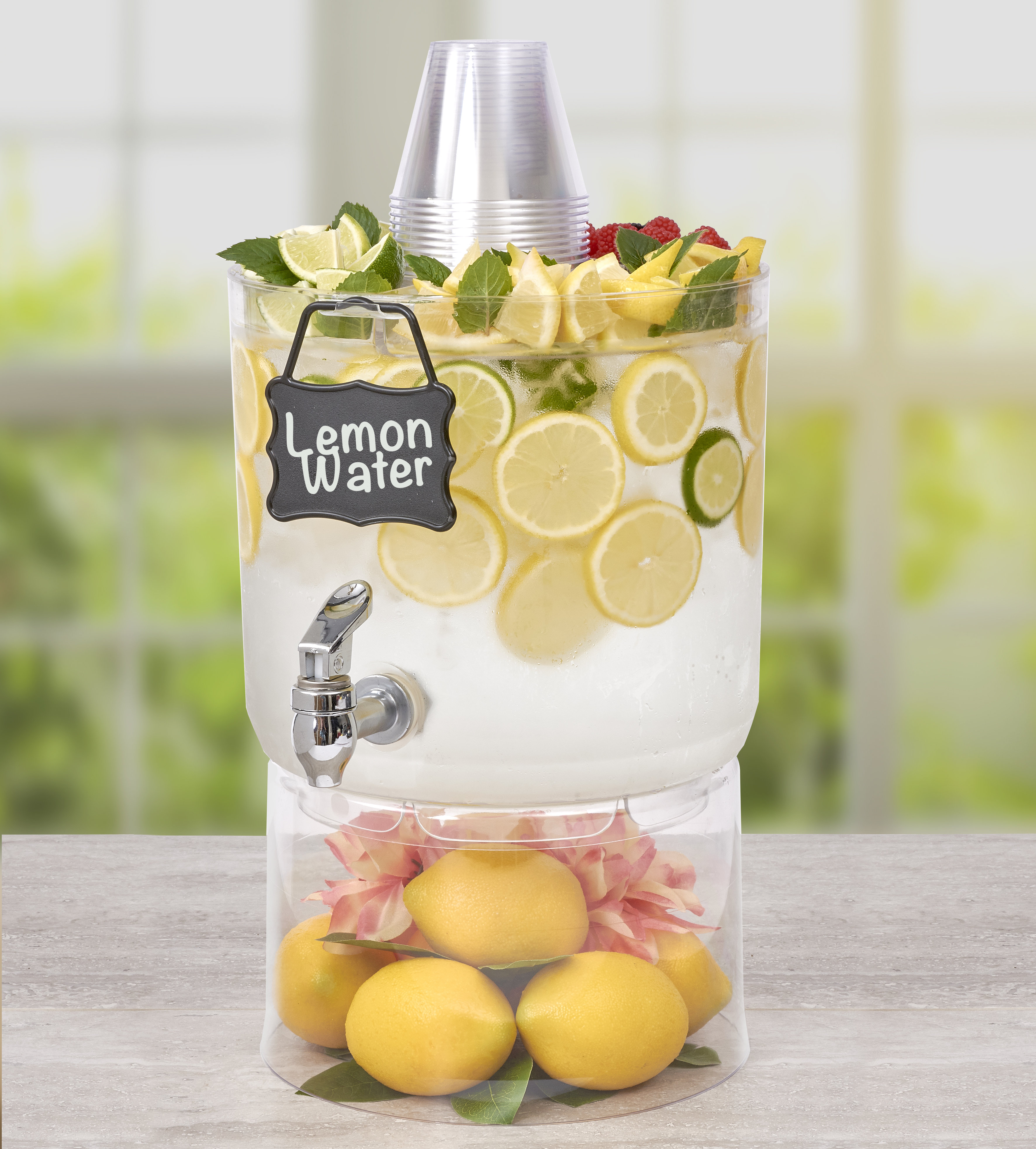 Fridge Drink Dispenser with Spigot,5.3L Large Capacity Stackable Leakproof  Milk Lemonade Dispenser,Juice Containers with Lids for Fridge Parties  Dairly Use 