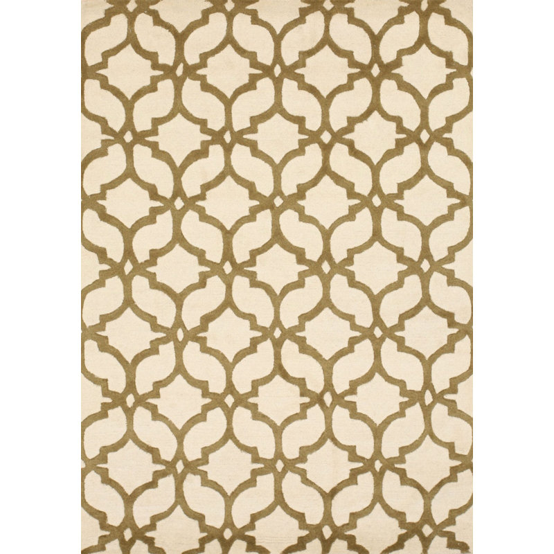 Hand Tufted Wool Geometric Area Rug