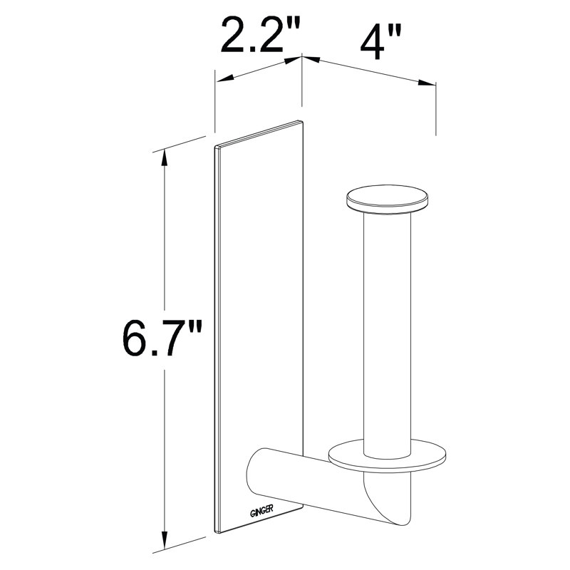 Surface Spare Toilet Paper Holder