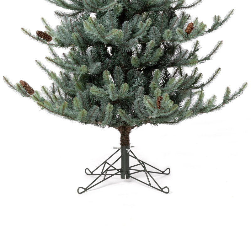 Lighted Artificial Spruce Christmas Tree, 7.5' H