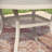 Outdoor Patio Dining Set with 6-person Round Dining Table and  Padded Swivel Chairs-1798357502