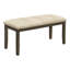 Banc rembourré 100% polyester Jearldine
