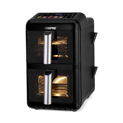 Geepas 12L Dual Air Fryer Air Fryer