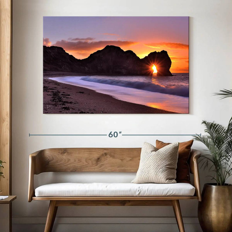 Arch Gillard Sunset, H 34 po x l 51 po
