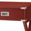 Table de bout rouge avec base - pratique pour le salon et le bureau personnel 1 chambre à coucher rustique-417415766