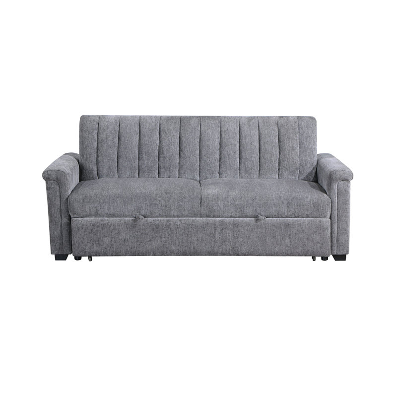 kona dark grey pull out sofa