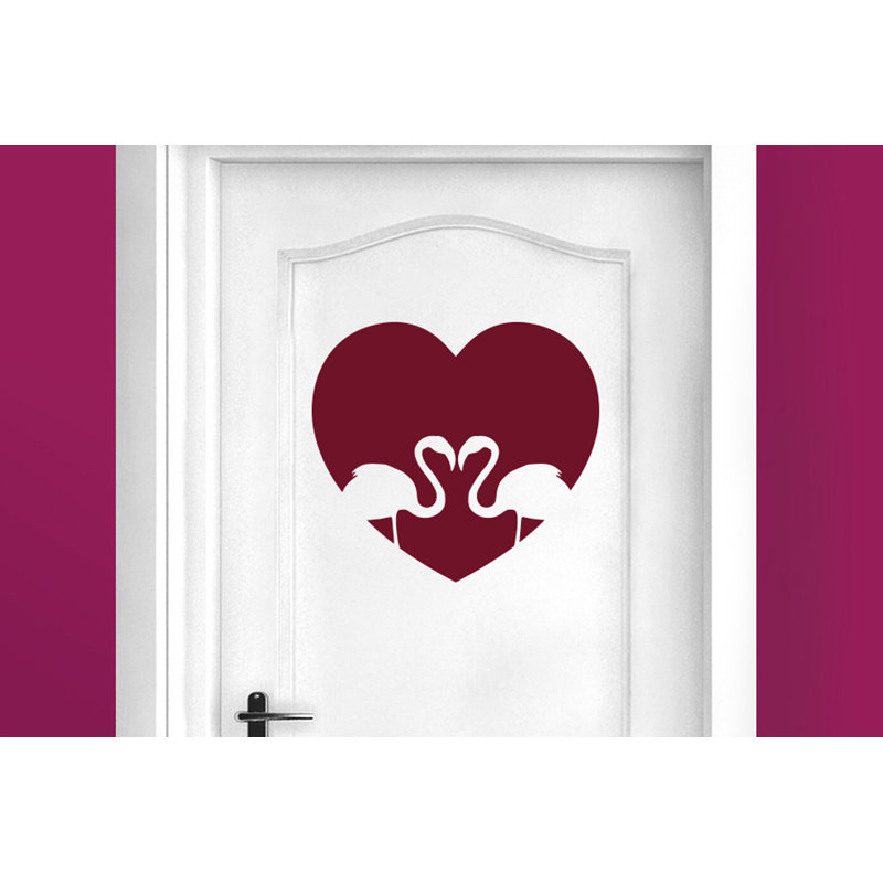 Animals Wall Decal, Burgundy