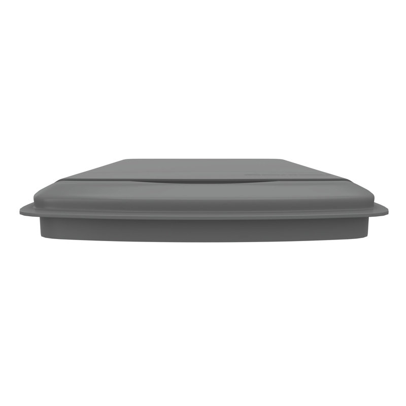 Rev-A-Shelf Trash Can Replacement Lid, Metallic Silver, 50 qt.
