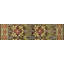 Tapis oriental en laine touffeté chocolat / rouge / jaune Stacey-17940769
