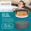 Spa gonflable pour 5 à 7 personnes Bestway SaluSpa Bali, spa rond, 85 po x 28 po-130669215