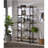 Nefo Rustic Oak & Black Finish Bookshelf