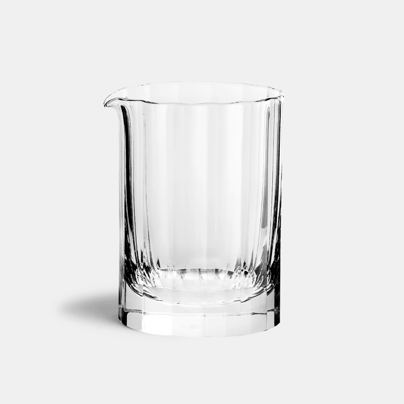 Fluted Crystal Glass Carafe