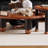 Solid wood tea table with ancient style design