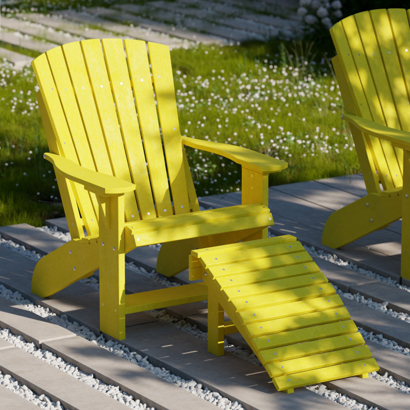 Heritage Adirondack Chair, Lemon Yellow