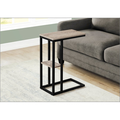 Table d'appoint avec petite tablette secondaire