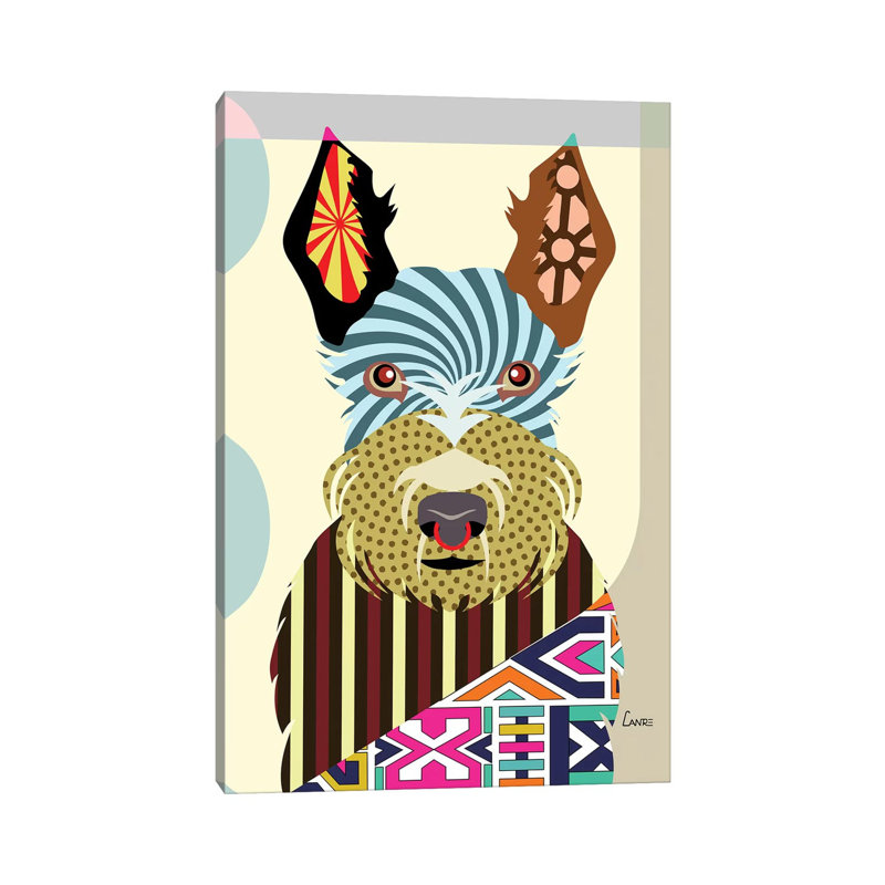 Scottish Terrier by Lanre Studio - Wrapped Canvas Print, 66.04 cm H x 45.72 cm W