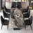 Dining Table Set For 8 With 78.7''-110.2'' Extendable Sintered Stone Dining Table Top And 8 Faux Leather Dining Chairs-584647583