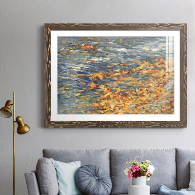 Autumn Creek - Reproduction d'art sur papier encadré