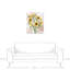 Tournesols sur fond rosé - peinture-1300941113-1300941112