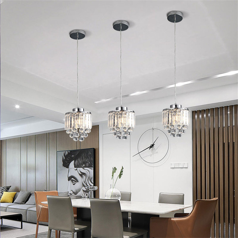Forti 3 - Light Clear Crystal Pendant