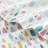 4 Pcs Queen Cotton Flannel Printed Sheet , White Holiday Trees Pattern, , Warm, Machine Washable, , Suitable For 14" Mattress