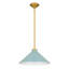 Luminaire suspendu 1 lumière avec abat-jour Bradbury-1715831640