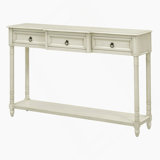 Console Table Sofa Table with Drawers for Entryway with Projecting Drawers