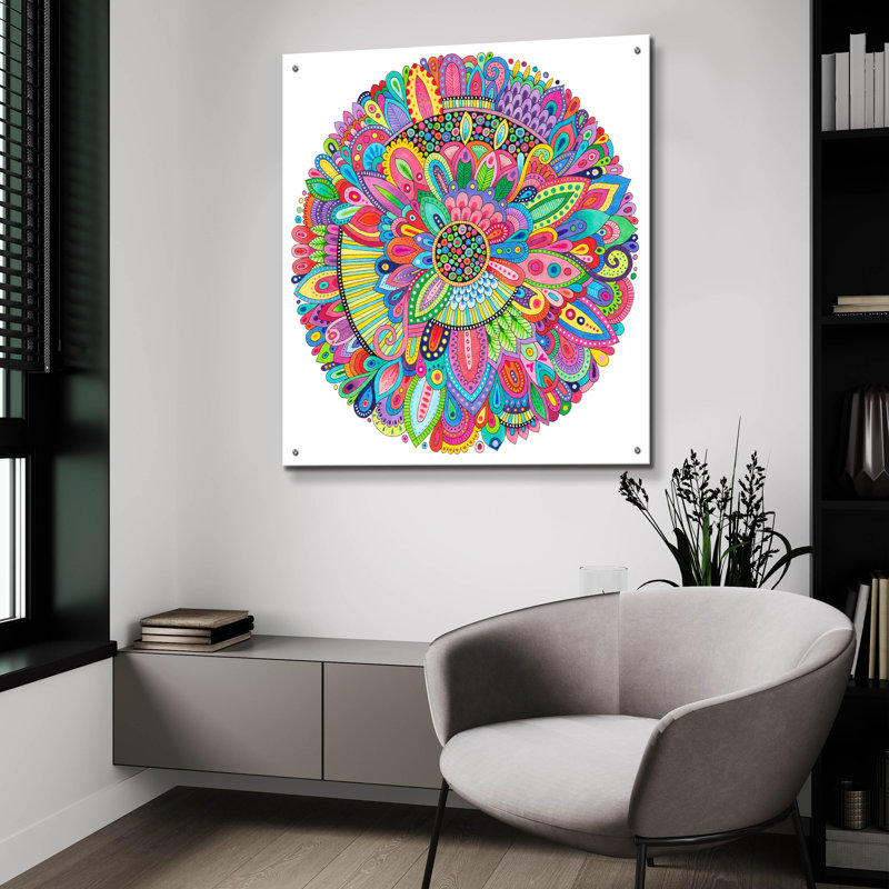 «Indecision Mandala» par Hello Angel, H 36 po x l 36 po x P 0,2 po