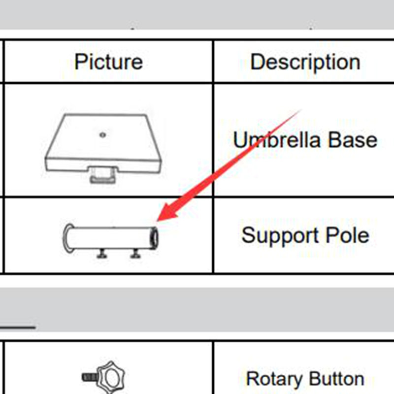 N775P256431N-Part B(Support Pole)