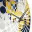 Annaly - Horloge murale peinture abstraite-690496297