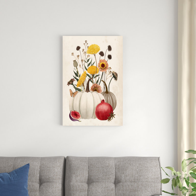 Plantes d'automne II, H 30 po x l 20 po x P 1,25 po