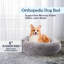 Lit pour animal de compagnie en mousse à mémoire de forme avec housse lavable amovible et fond antidérapant PETMAKER-126450968-101054460